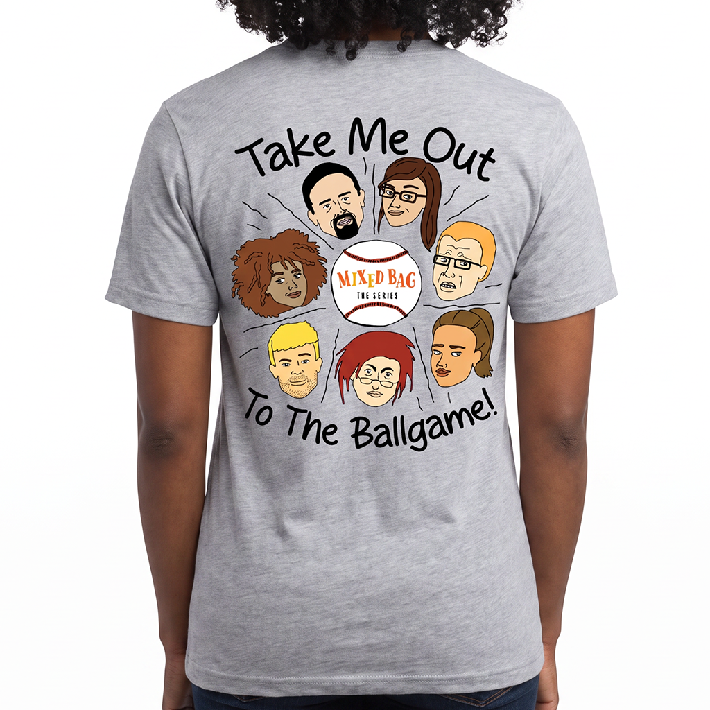 Take Me Out! Gray T-Shirt - Image 3